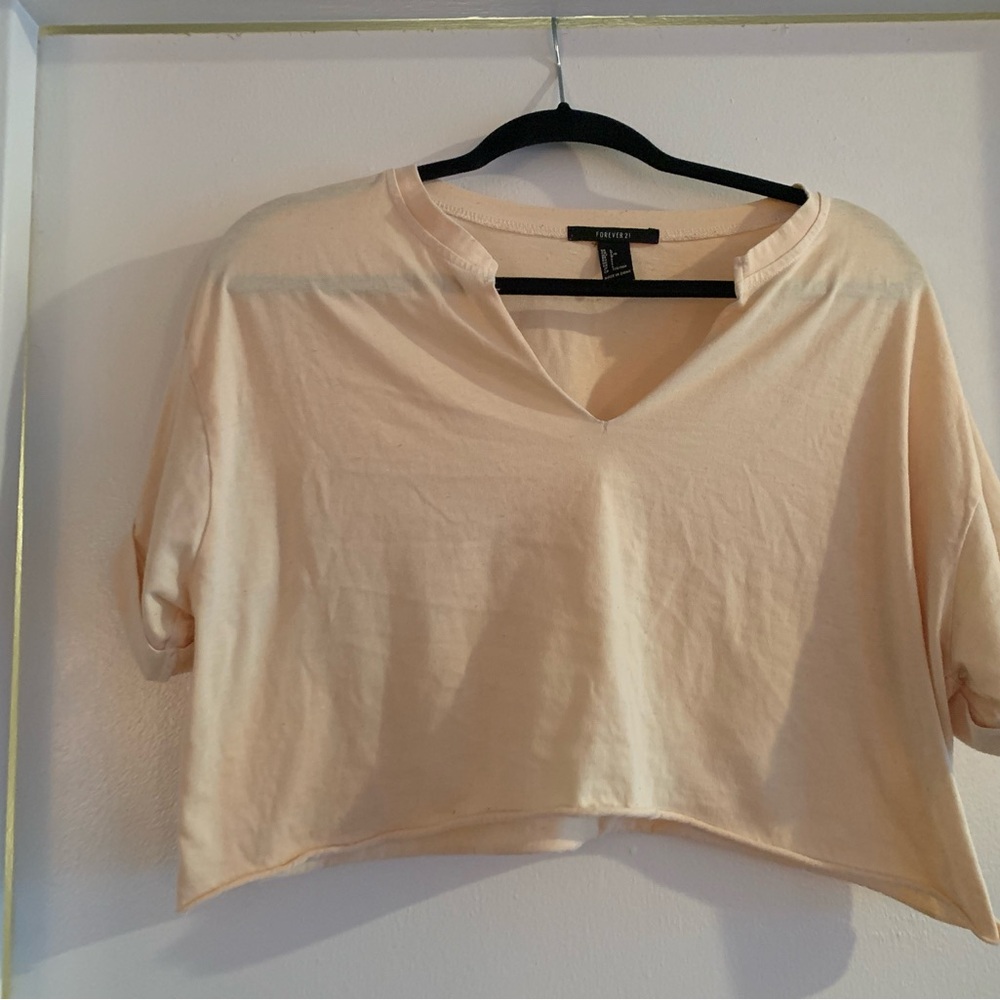 Forever 21 Crop Top in Orange. Women’s size large.